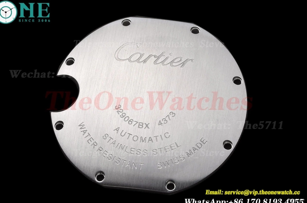 GDF Dial Cartier LE 33mm De Silver Dia SS Bleu NH05 Ballon 0415